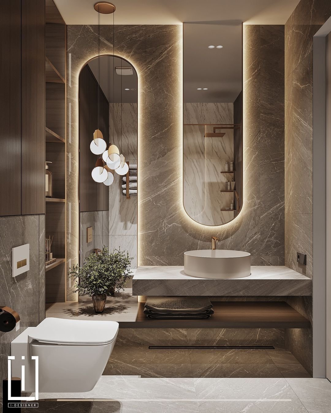 Residential bathroom