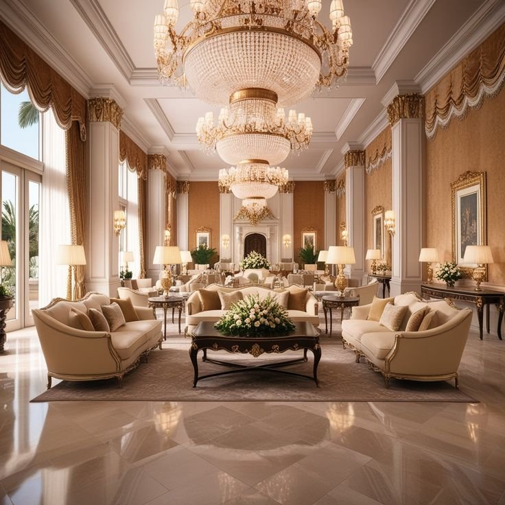 Luxury Hotel Lobby