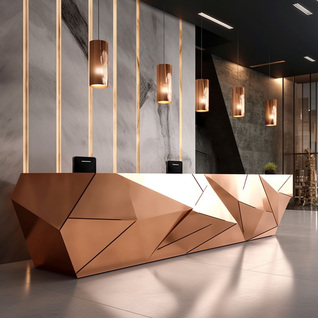 Artistic Reception Area