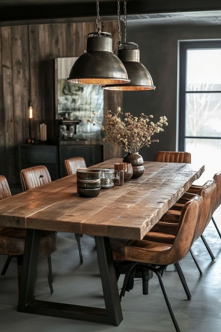 Industrial Chic Dining
