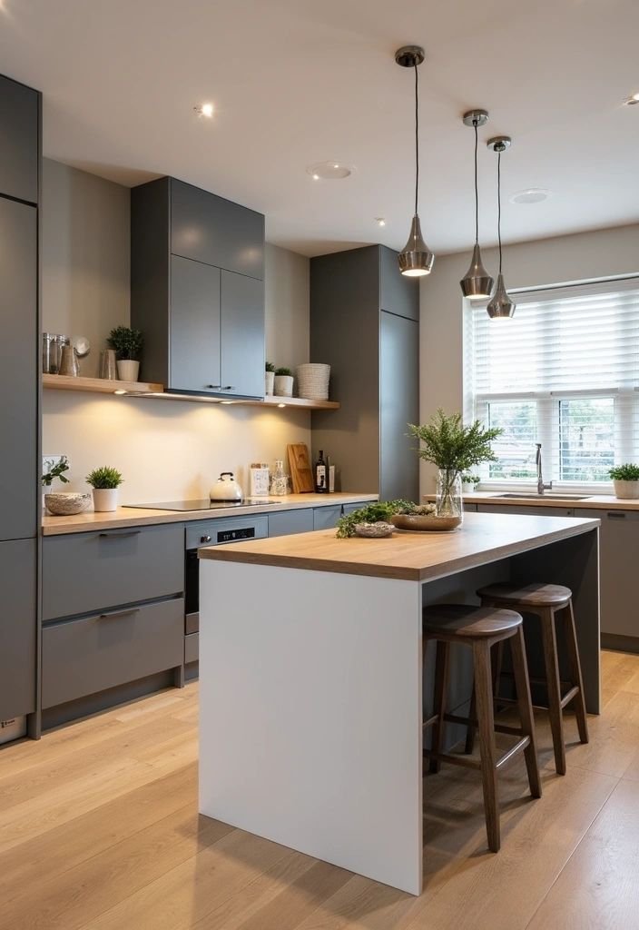 Open Kitchen with Dining