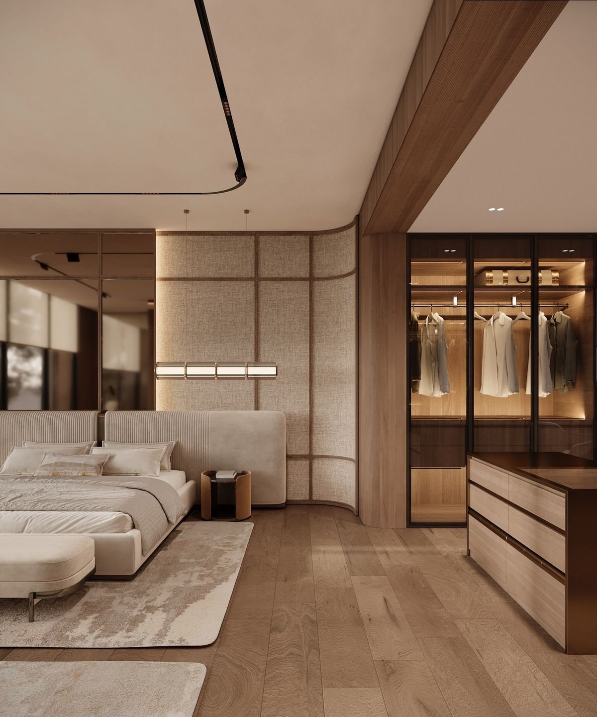 Luxury Walk-in Closet Integration